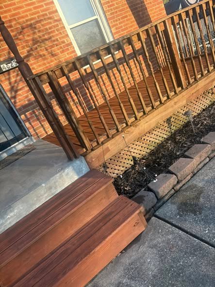 SmithSide patio cleanup